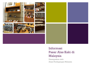 Informasi Pasar Alas Kaki di Malaysia