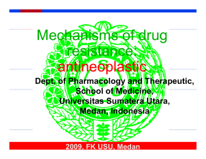Mechanisms of drug resistance