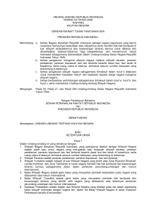 undang-undang republik indonesia nomor 43 tahun 2008