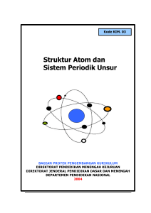 Struktur Atom dan Sistem Periodik Unsur - e