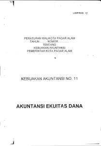 AKUNTANSI EKUITAS DANA