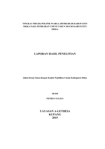 laporan hasil penelitian yayasan a-letheia kupang 2015