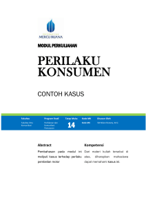 Modul Perilaku Konsumen [TM15]