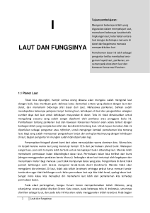 LAUT DAN FUNGSINYA