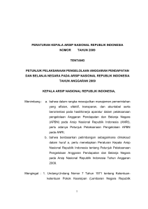 peraturan kepala arsip nasional republik indonesia