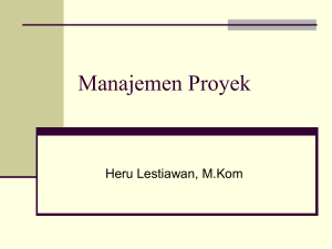 Manajemen Proyek