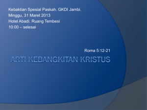 Hukum Taurat diterima Kristus