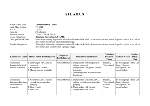 silabus - mata kuliah ubhara surabaya
