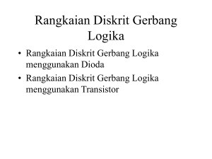 Rangkaian Diskrit Gerbang Logika