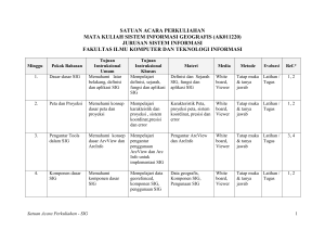 SAP_Sistem Informasi Geografis_S1SI_AK011220