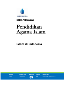 Modul Pendidikan Agama Islam [TM5]