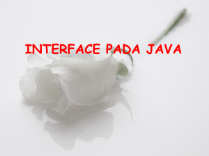 Contoh Interface Pada Java