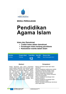 Modul Pendidikan Agama Islam [TM13].