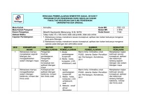 rencana pembelajaran semester arimatika - aritmatika