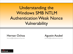 Understanding the Windows SMB NTLM