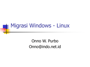 Migrasi Windows - Linux