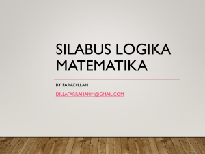 silabus logika matematika