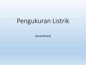 Pengukuran Listrik