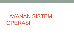 Layanan Sistem Operasi