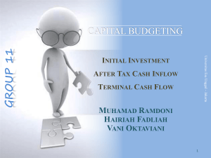 capital budgeting - Muhamad Ramdoni