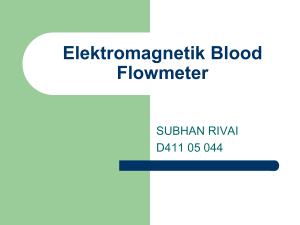 Elektromagnetik Blood Flowmeter