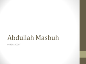 Abdullah Masbuh