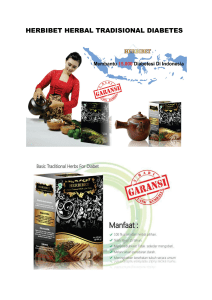 herbibet herbal tradisional diabetes