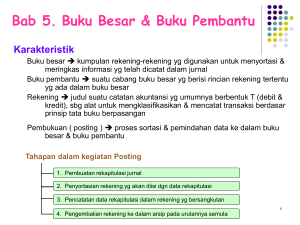 ch 5 – Buku Besar dan Buku Pembantu