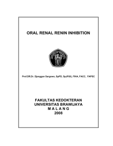 oral renal renin inhibition