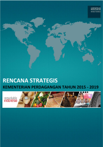 rencana strategis - Kementerian Perdagangan Republik Indonesia