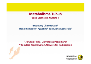 Metabolisme Tubuh