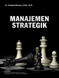 Mengenal Manajemen Strategik 1 - Universitas Prof Dr Moestopo