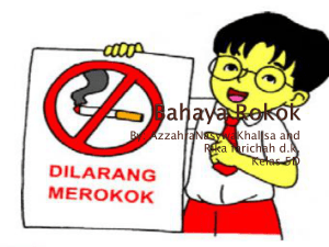 Bahaya Rokok - sdmuhcc.NET