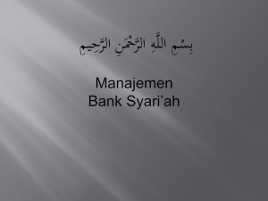 Manajemen Bank Syariah - (STES), Islamic Village