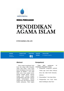 Modul Pendidikan Agama Islam [TM7]