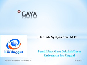 Gaya - Soflynda - Universitas Esa Unggul