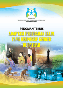 Buku Pedoman Teknis Adaptasi Perubahan Iklim Yang Responsif