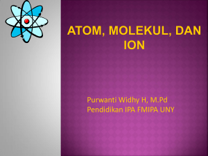 Atom dan struktur atom