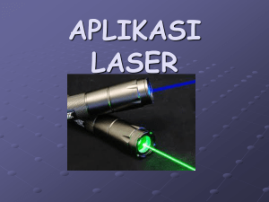 Aplikasi Laser Pada Bidang Medis