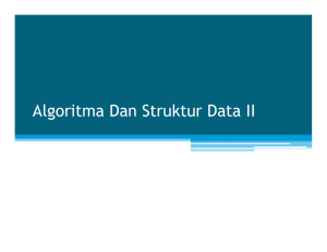Algoritma Dan Struktur Data II
