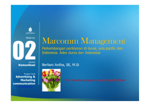 Marcomm Management - Universitas Mercu Buana