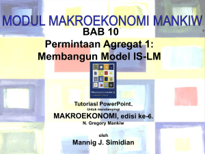 IS-LM Model - Simponi MDP