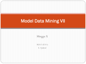 M10 Model Data Mining 7