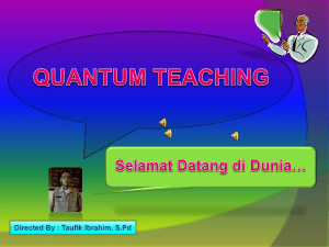 Materi Presentasi QT-Taufik Ibrahim, S.Pd