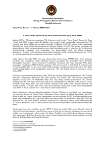 Siaran Pers Kasus TPPO - Kementerian Koordinator Bidang
