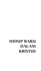 hidup baru dalam kristus