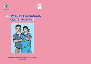 buku pedoman pelaksanaan kelas ibu