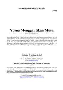 Yosua Menggantikan Musa [CB51] - Jemaat