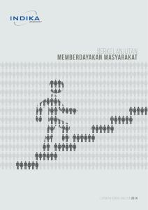 Berkelanjutan Memberdayakan Masyarakat