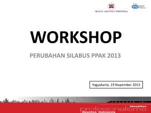 workshop - Ikatan Akuntan Indonesia